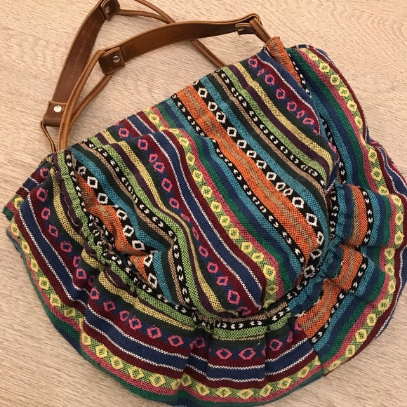 Handbags - Colorful Tapestry Shoulder Bag Purse